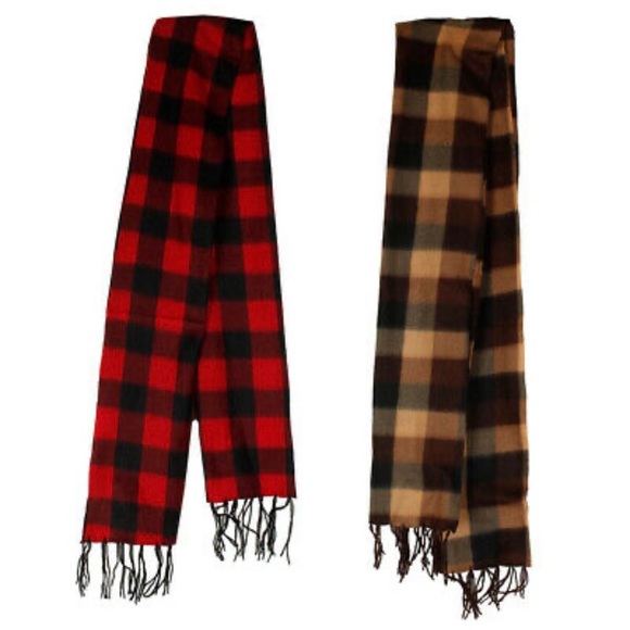 NWT! - Minky Accessories | Fleece Plaid Scarves - Picture 6 of 6